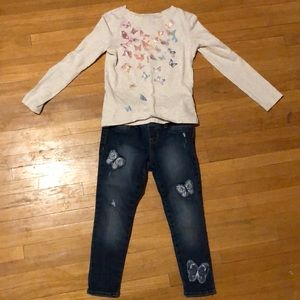 GAP butterfly outfit